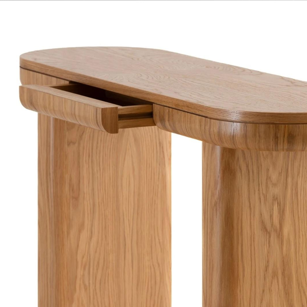 Siyah Doğal Ahşap Çalışma Masası - Soho 363