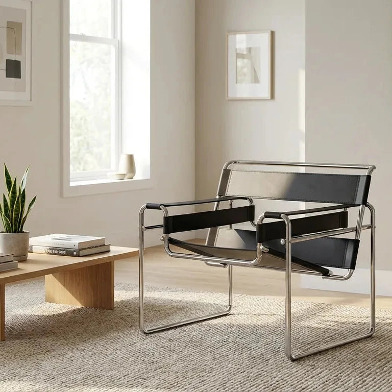 Gerçek Deri Wassily Chair - Soho 177