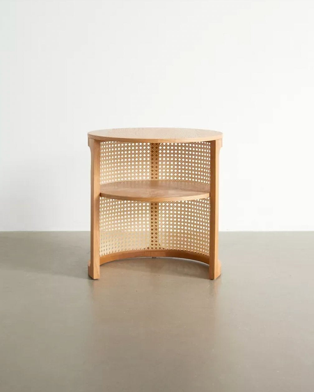 Doğal Ahşap Hazeran Yan Sehpa - Soho 502