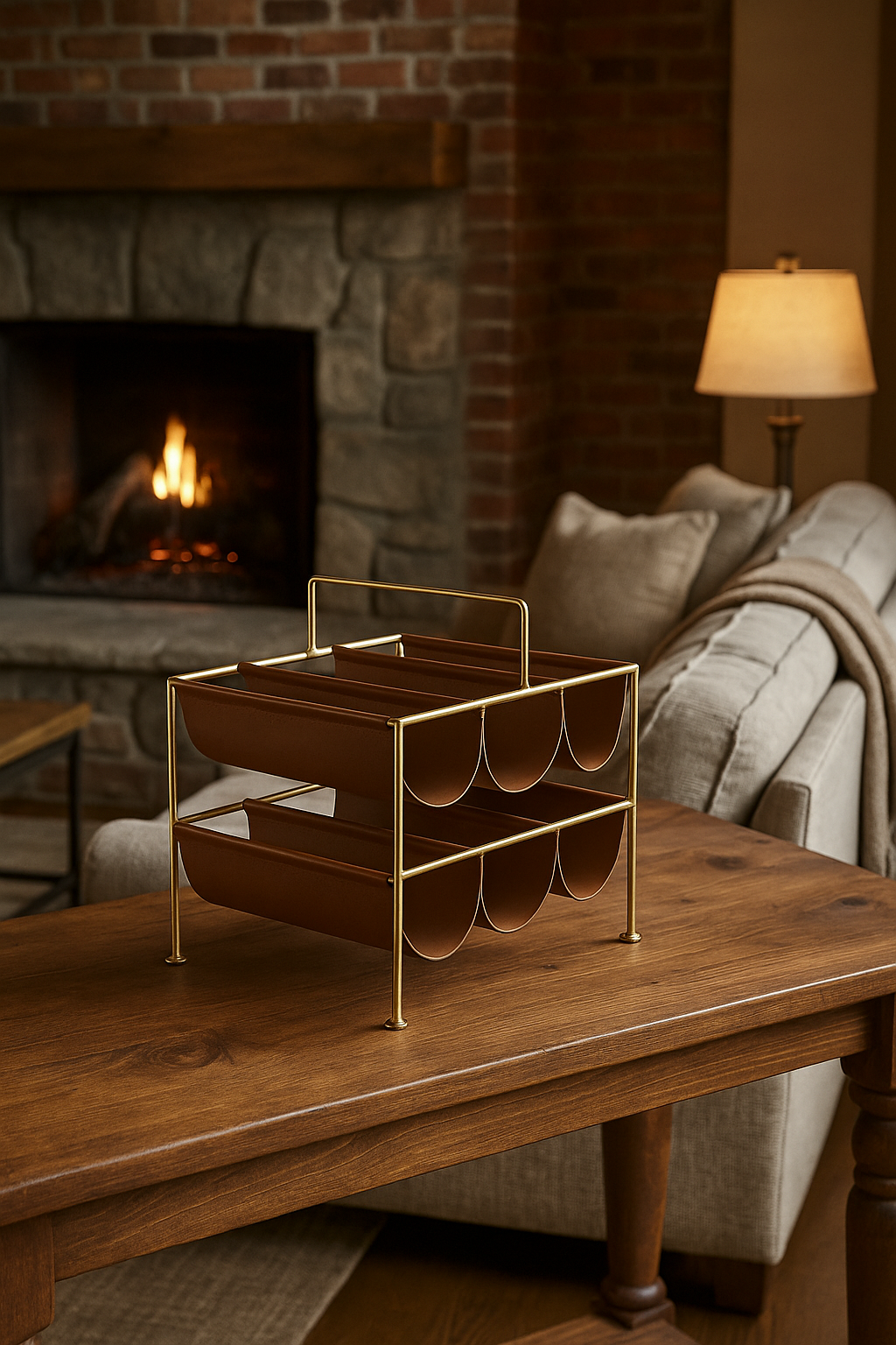 Gerçek Deri Detaylı Şaraplık - Soho 479