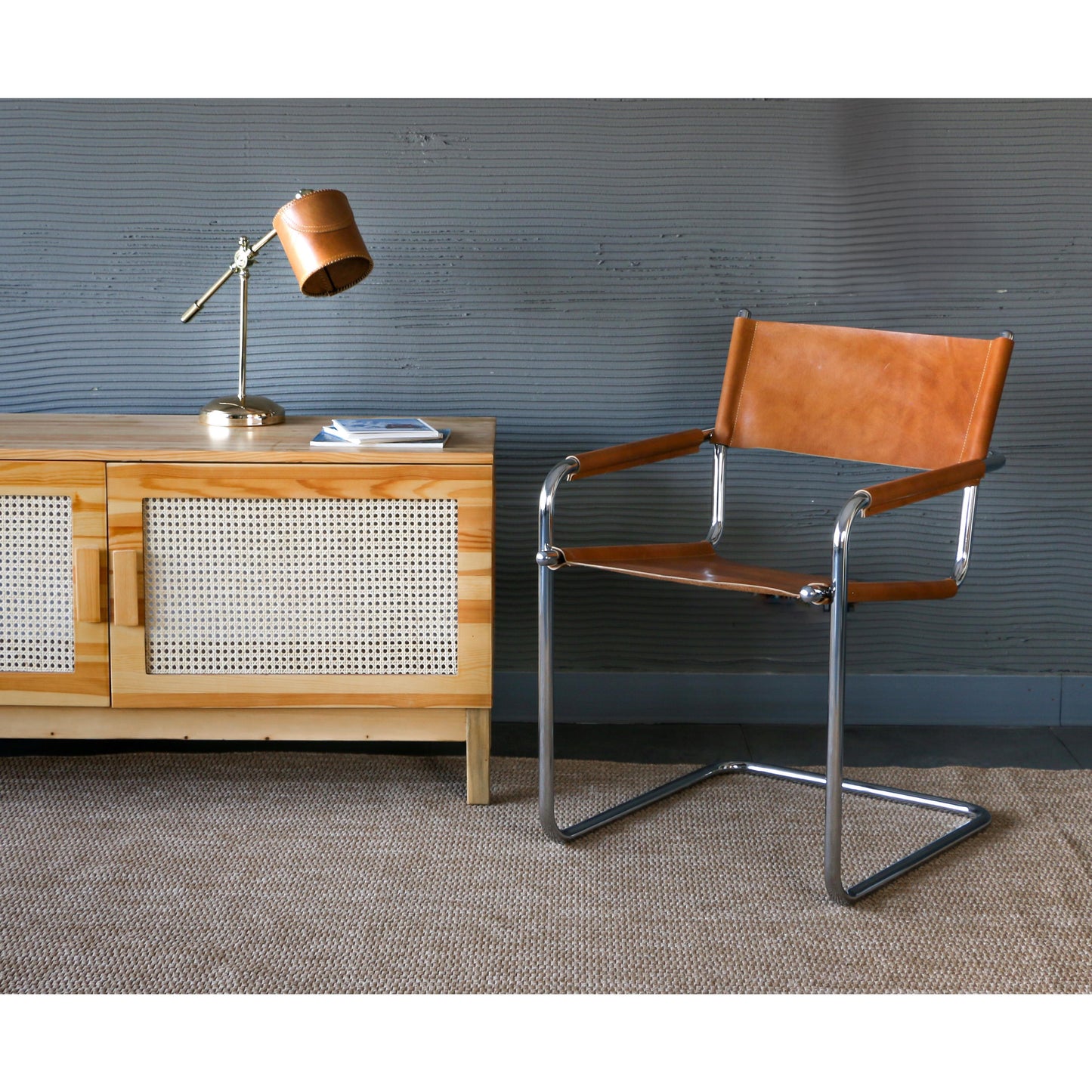 Gerçek Deri Detaylı Masa Lambası - Soho 454