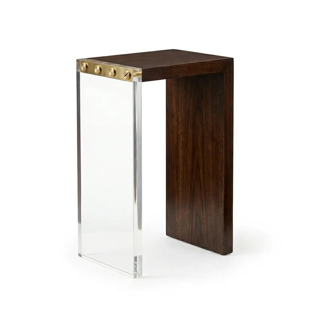 Doğal Ahşap Yan Sehpa - Soho 661