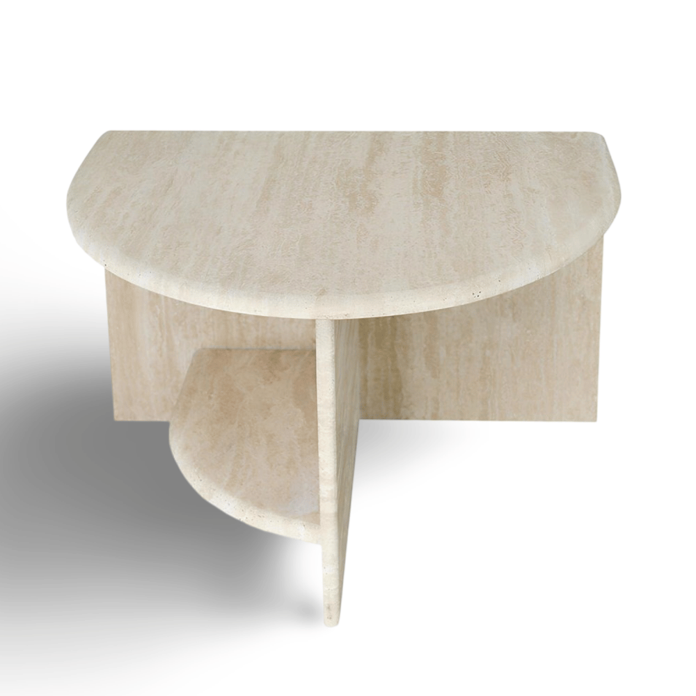 Traverten Yan Sehpa/Komodin - Soho 525