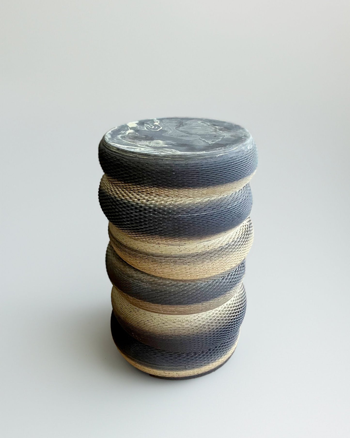 3D Seramik Yan Sehpa Tabure - Soho 484