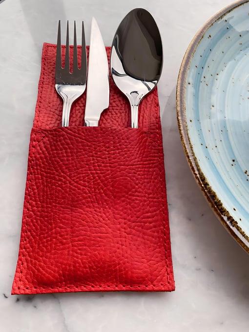 Deri Çatal Bıçak Kılıfı - Soho 128