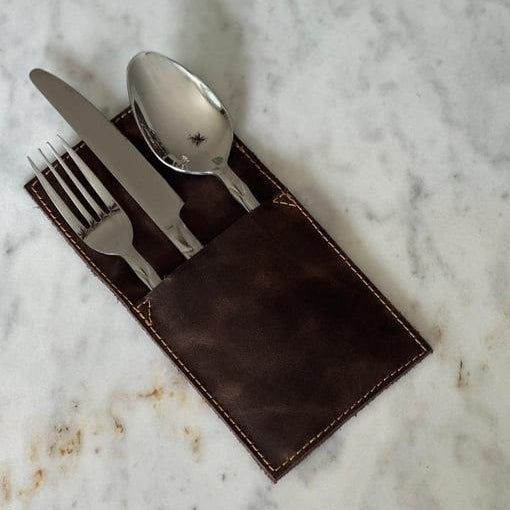 Deri Çatal Bıçak Kılıfı - Soho 128