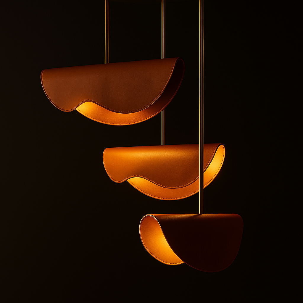 Deri Detaylı Özel Tasarım Aydınlatma - Soho 625