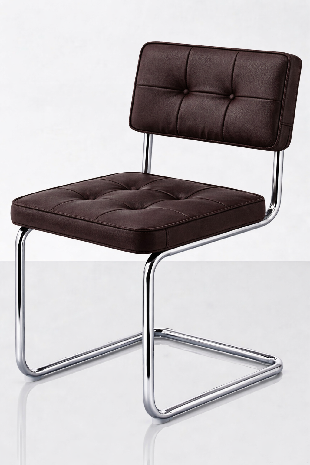 Gerçek Deri Krom Sandalye - Soho 671