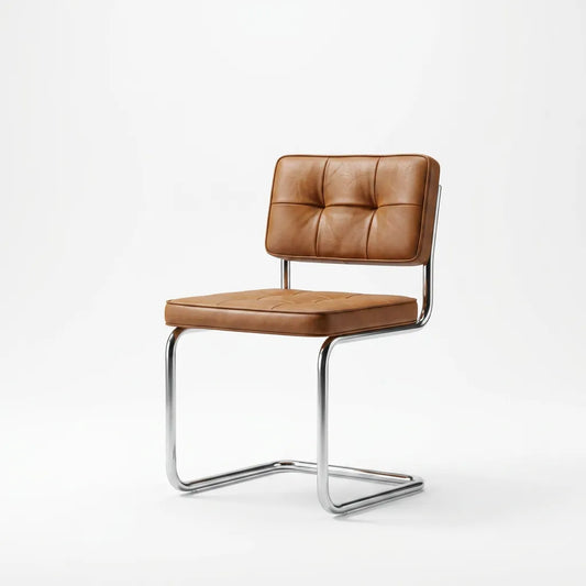 Gerçek Deri Krom Sandalye - Soho 671