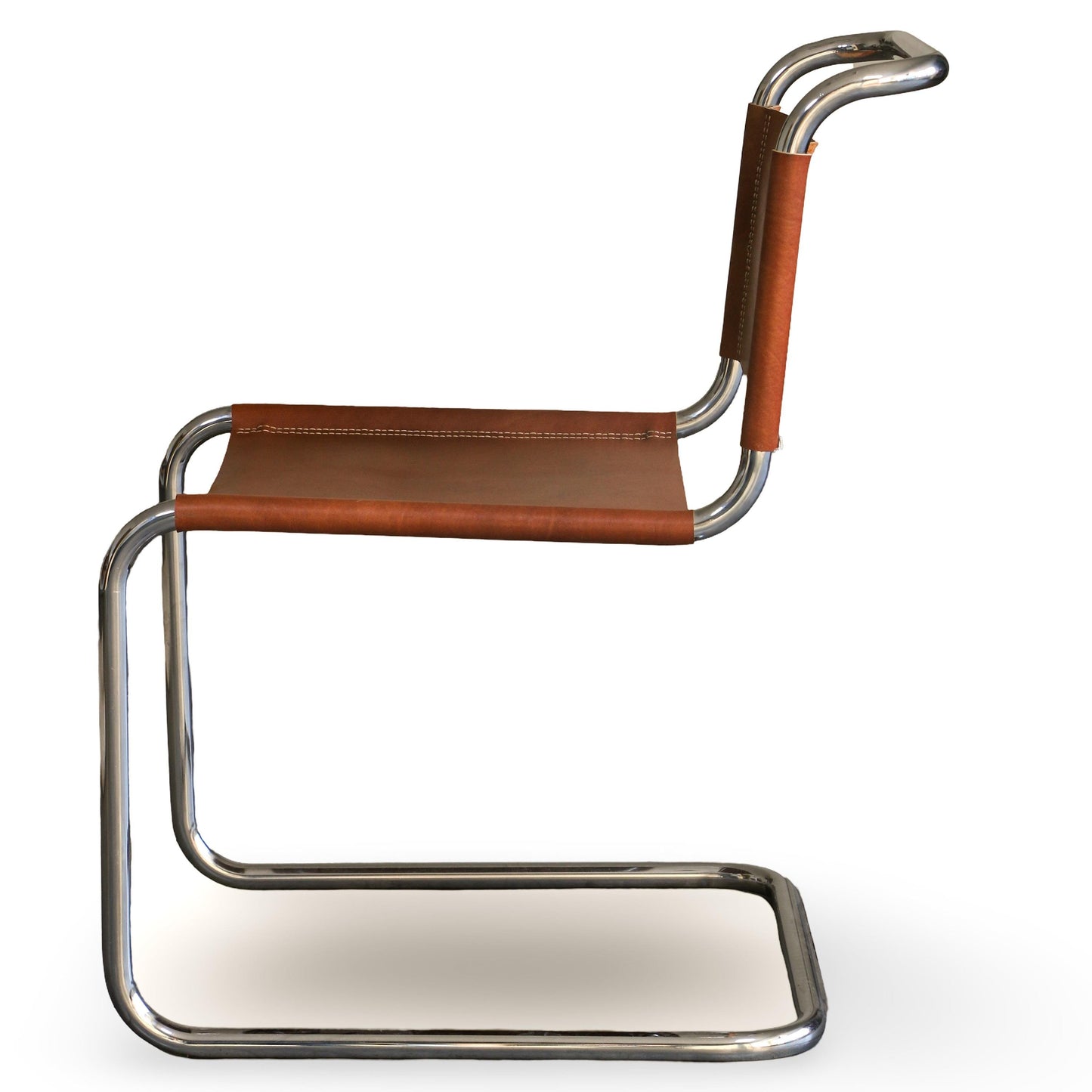 Gerçek Deri Krom Sandalye - Soho 219