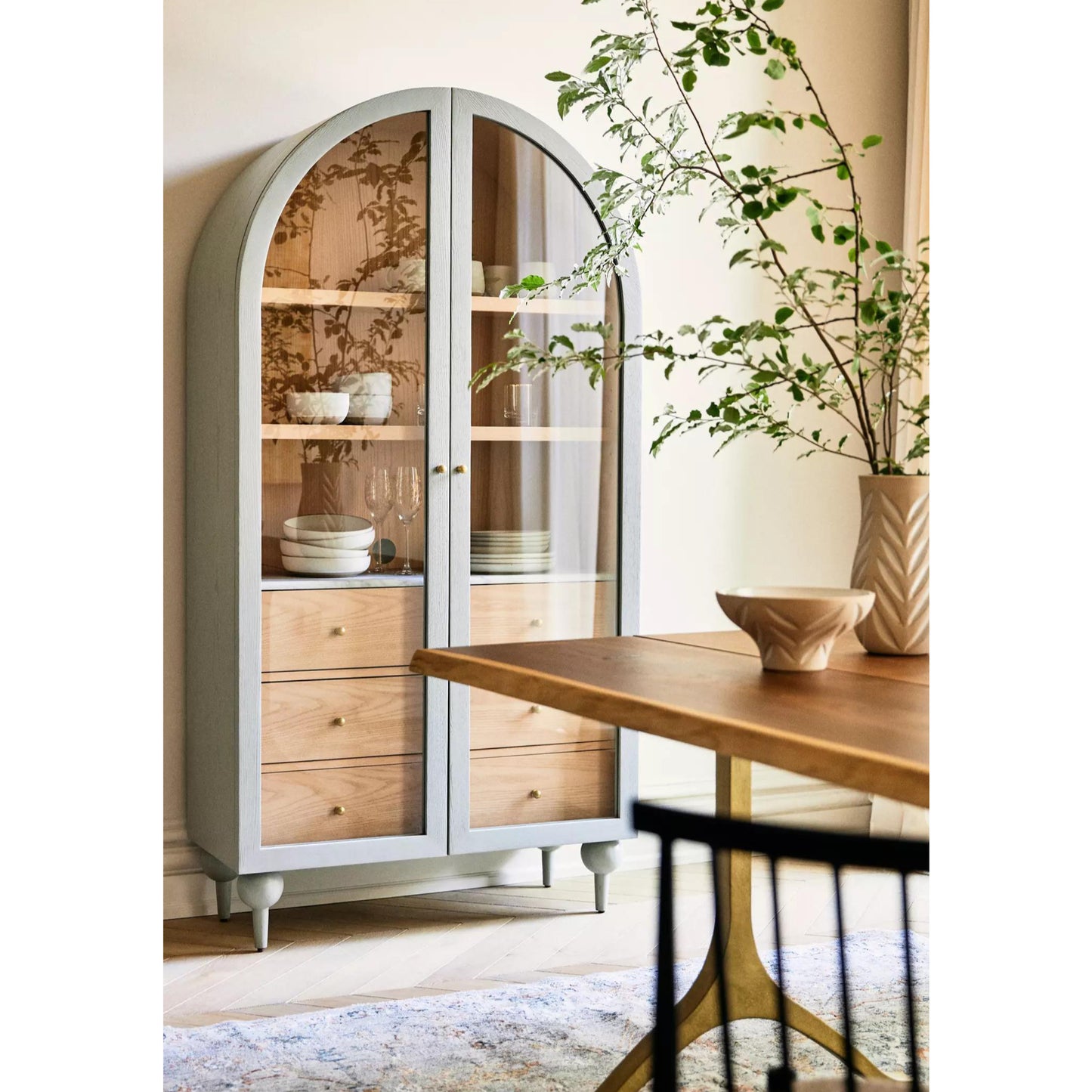 Doğal Ahşapı Saklama Dolabı - Soho 483