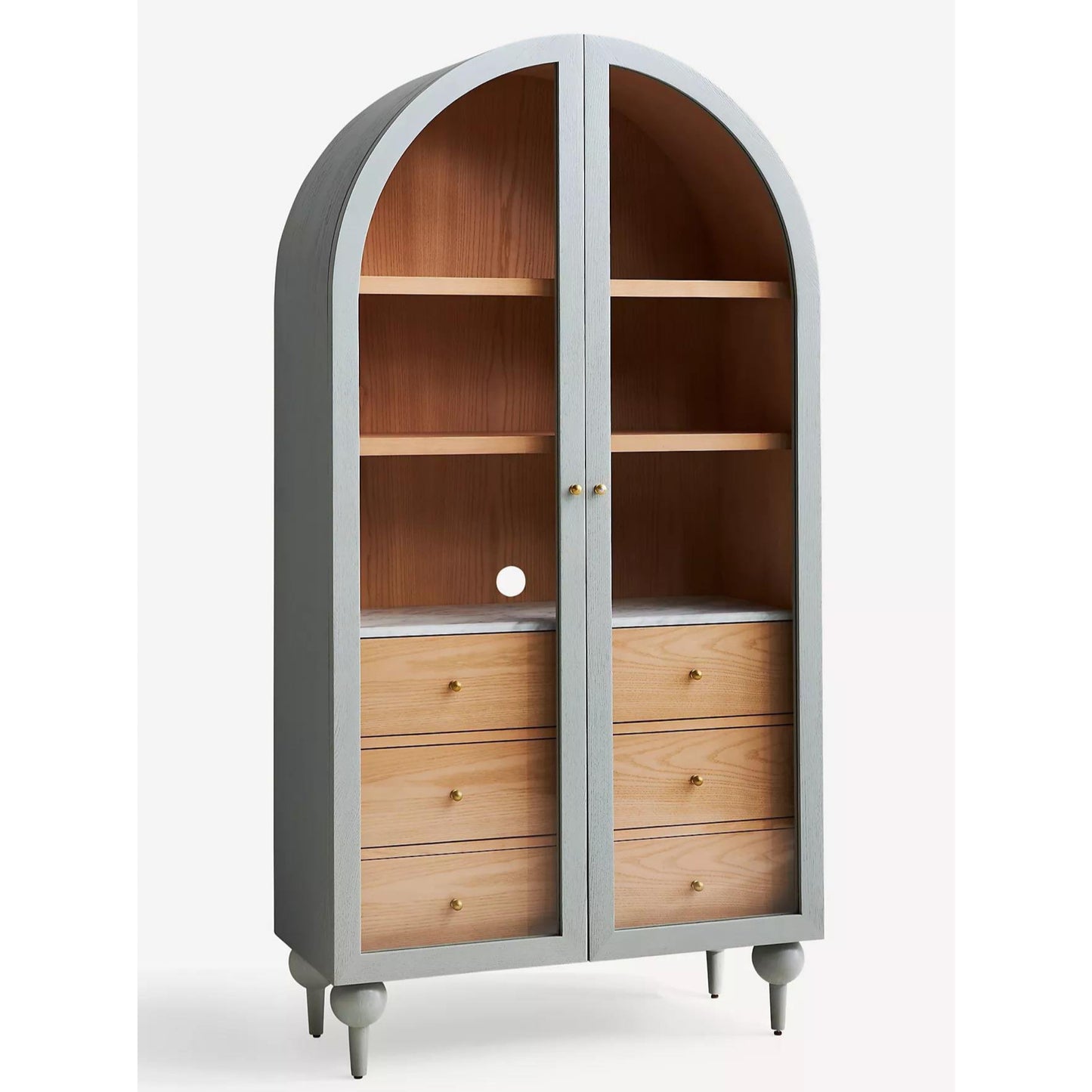 Doğal Ahşapı Saklama Dolabı - Soho 483