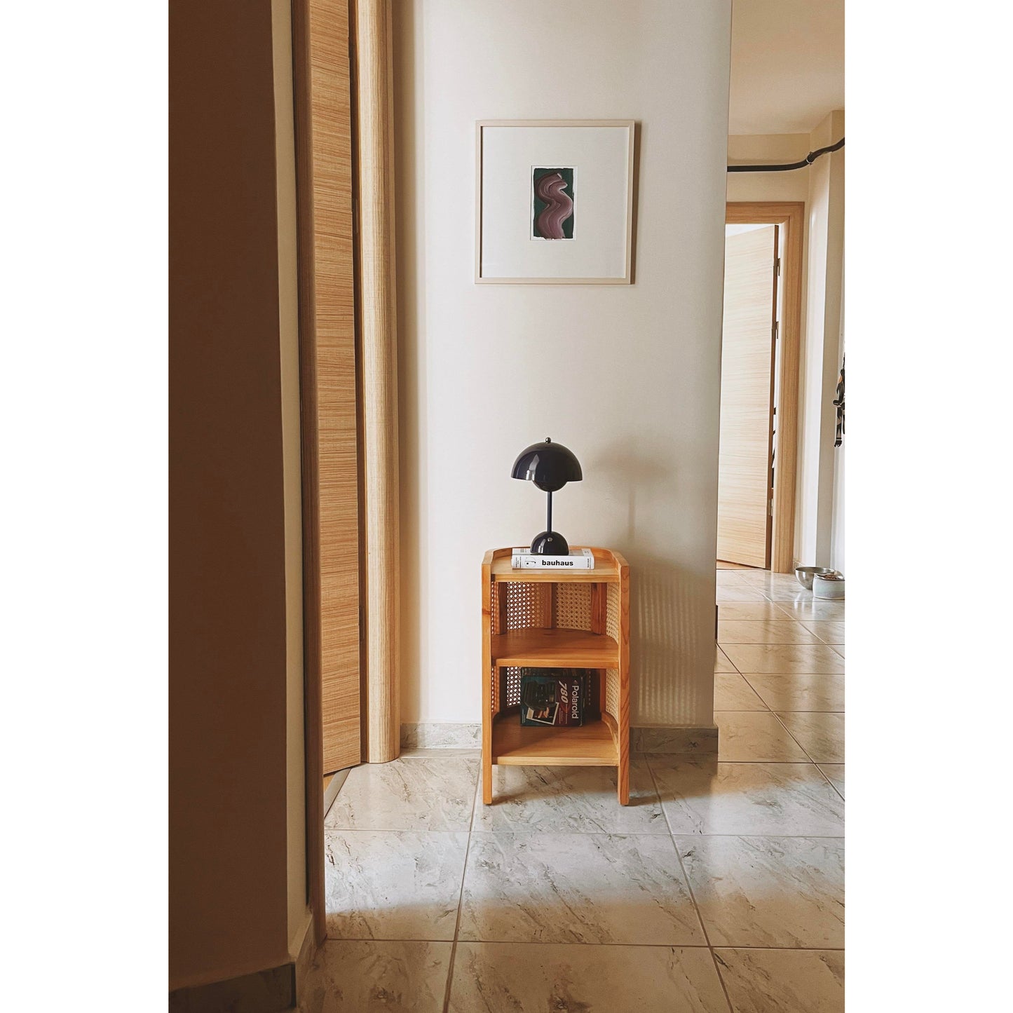 Doğal Ahşap Hazeran Yan Sehpa - Soho 237