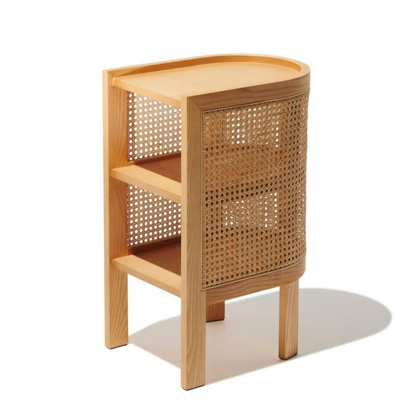 Doğal Ahşap Hazeran Yan Sehpa - Soho 237