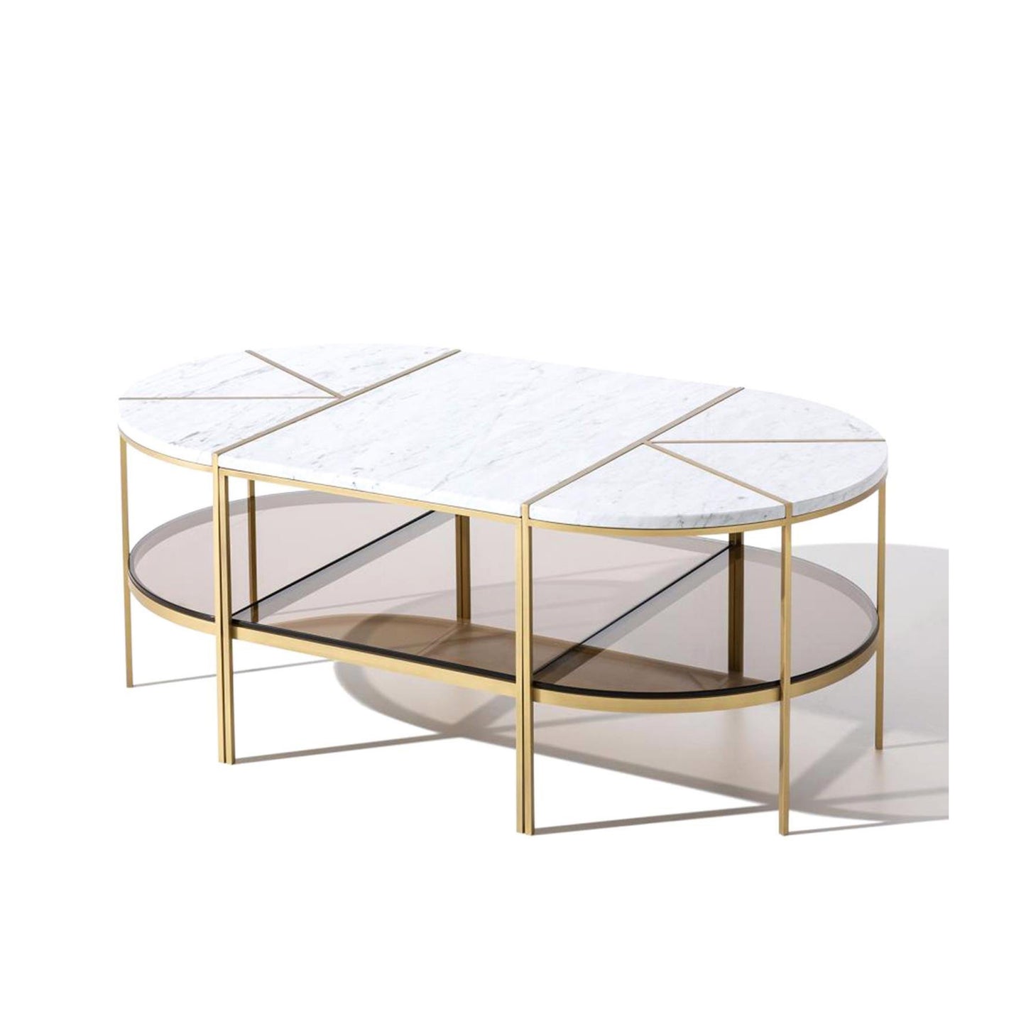 Trio Beyaz Mermer Orta Sehpa - Soho 355