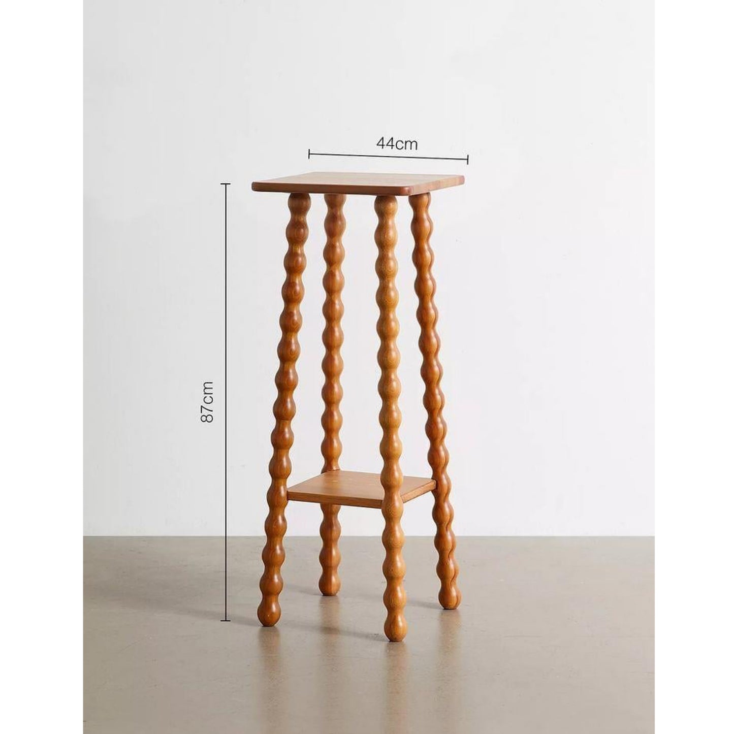 Doğal Ahşap Uzun Yan Sehpa - Soho 470