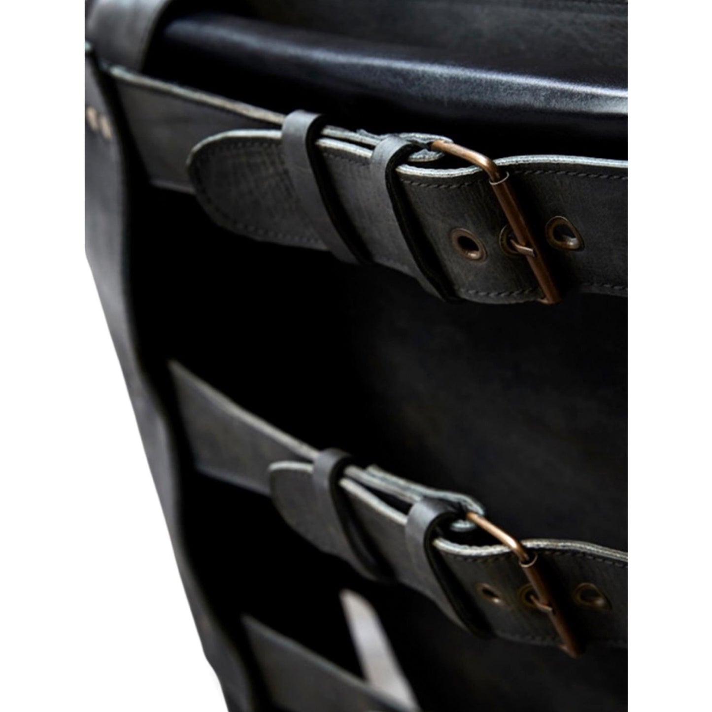 Ahşap Deri Siyah Berjer - Soho 338