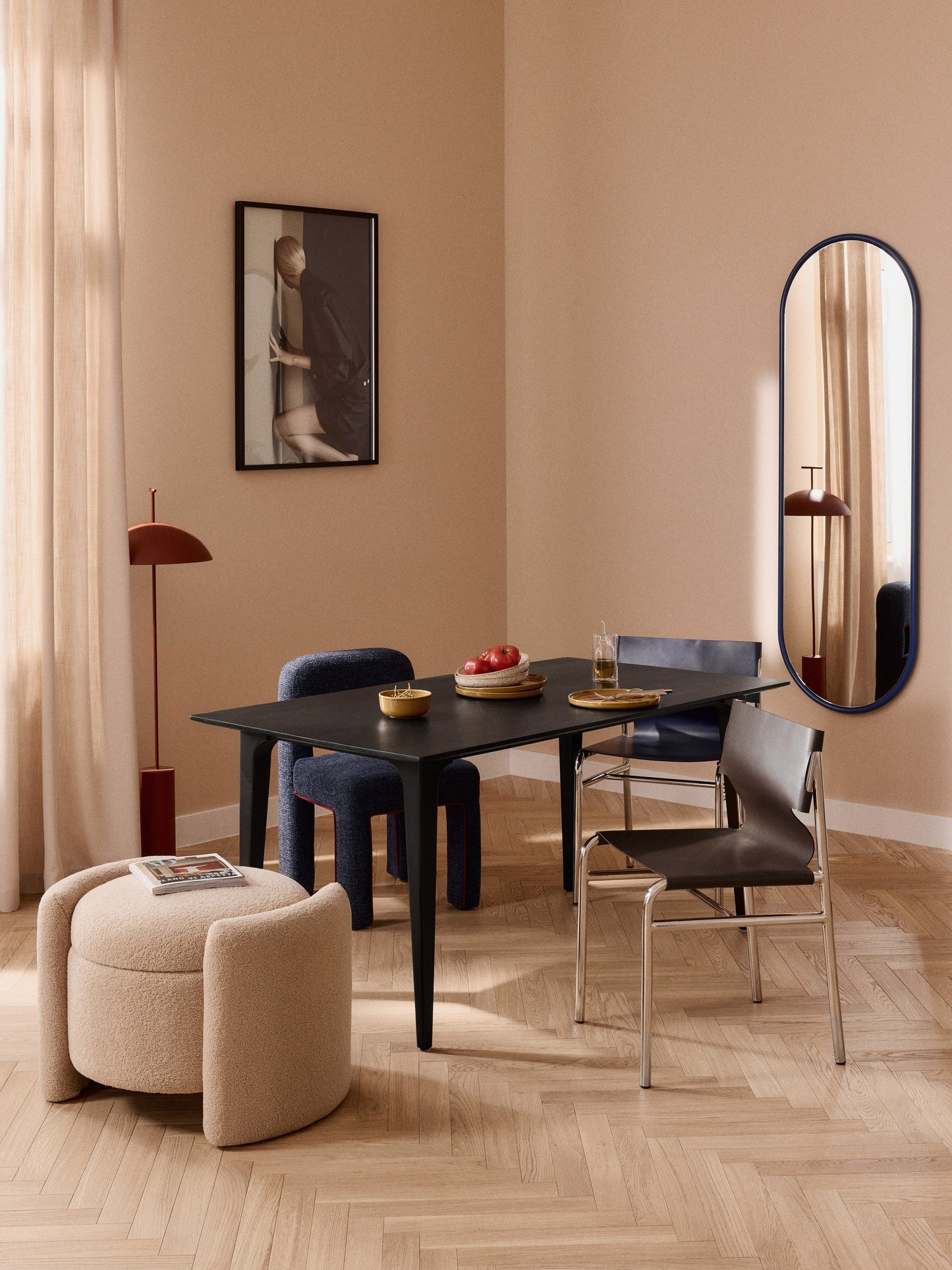 Gerçek Deri / Krom Sandalye - Soho 577