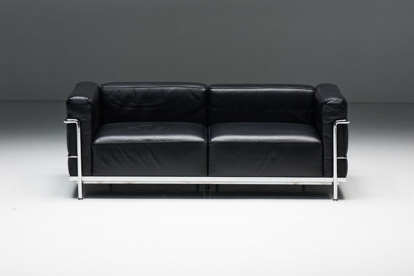 Gerçek Deri / Krom Üçlü Koltuk Soho 556