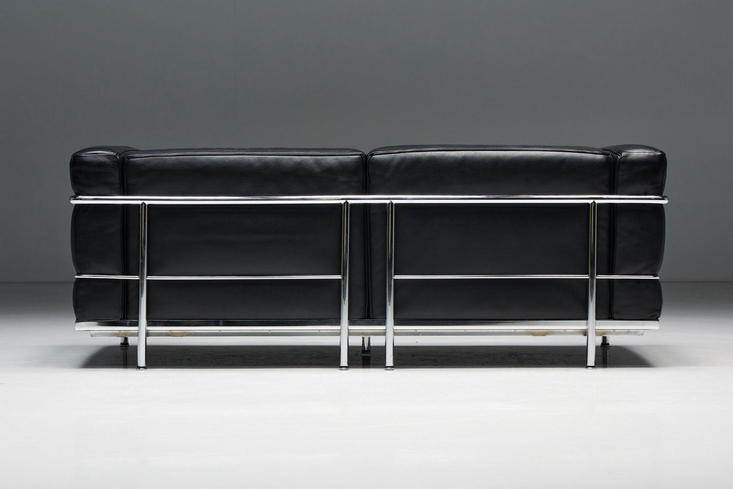 Gerçek Deri / Krom Üçlü Koltuk Soho 556