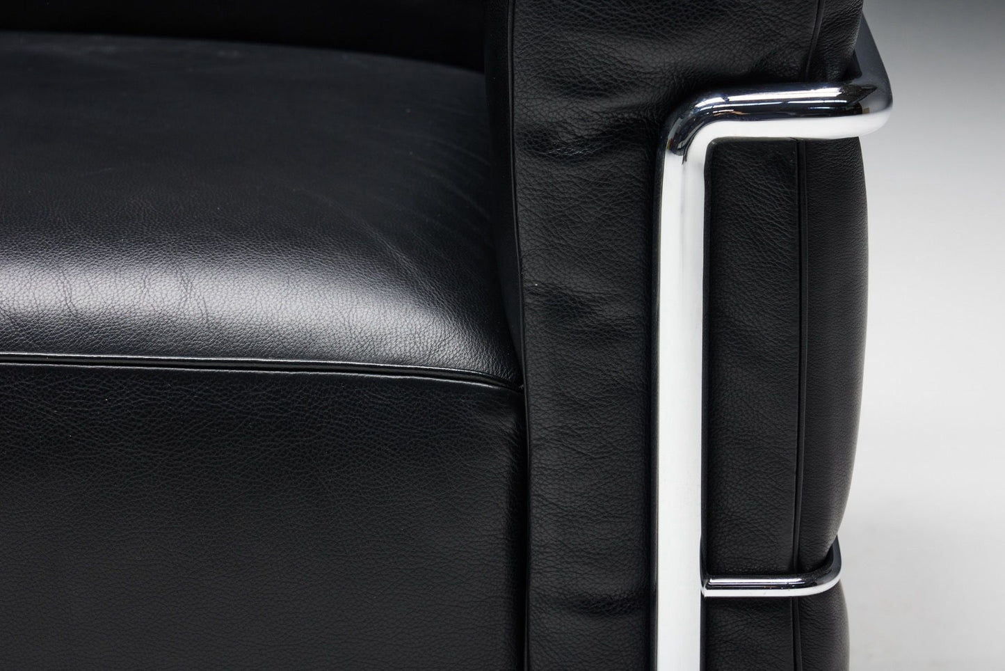 Gerçek Deri / Krom Üçlü Koltuk Soho 556