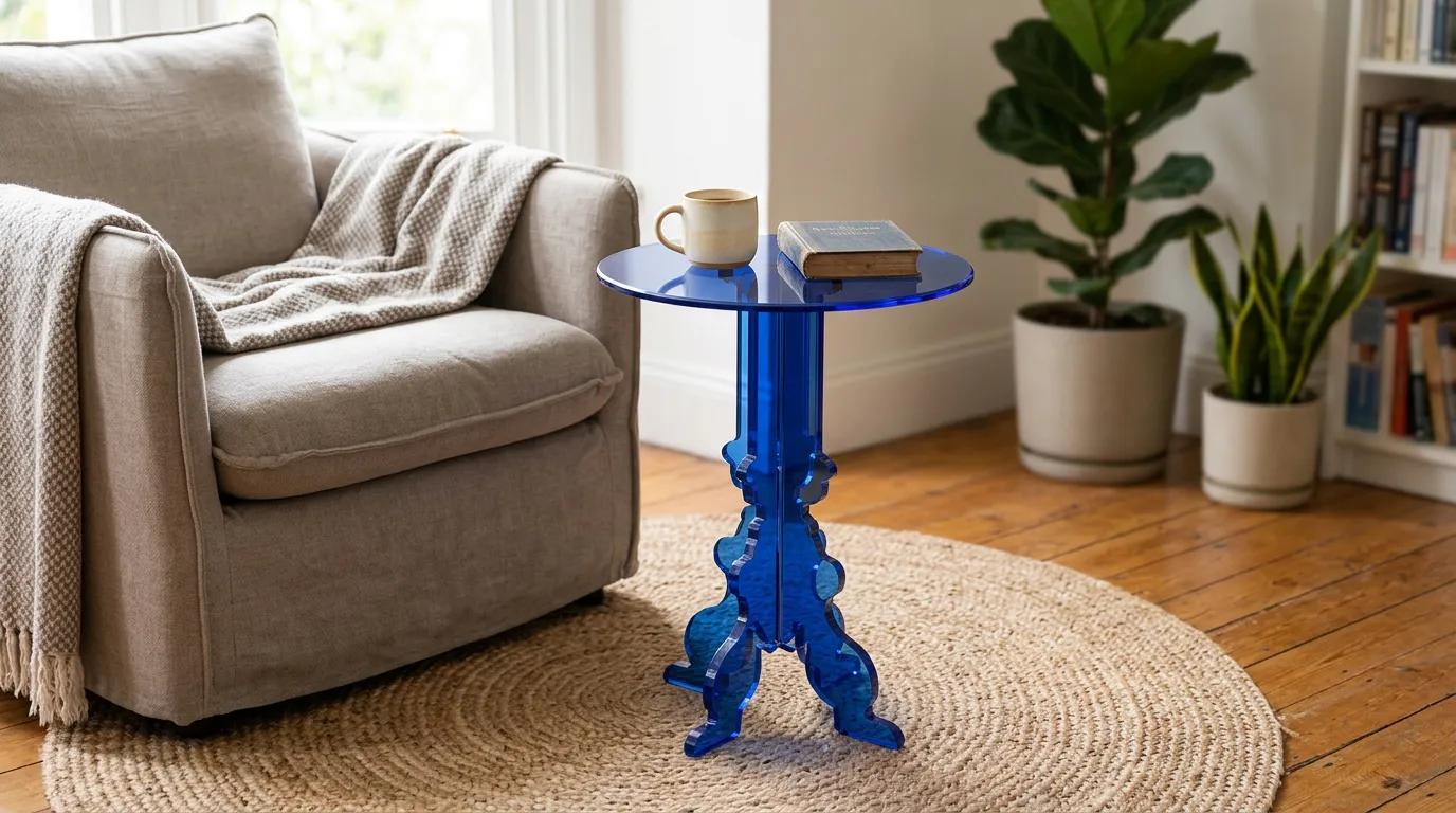 Tasarım Pleksi Yan Sehpa – Soho 662