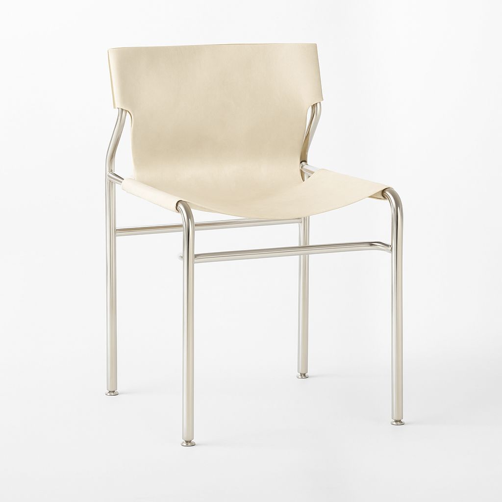 Gerçek Deri / Krom Sandalye - Soho 577