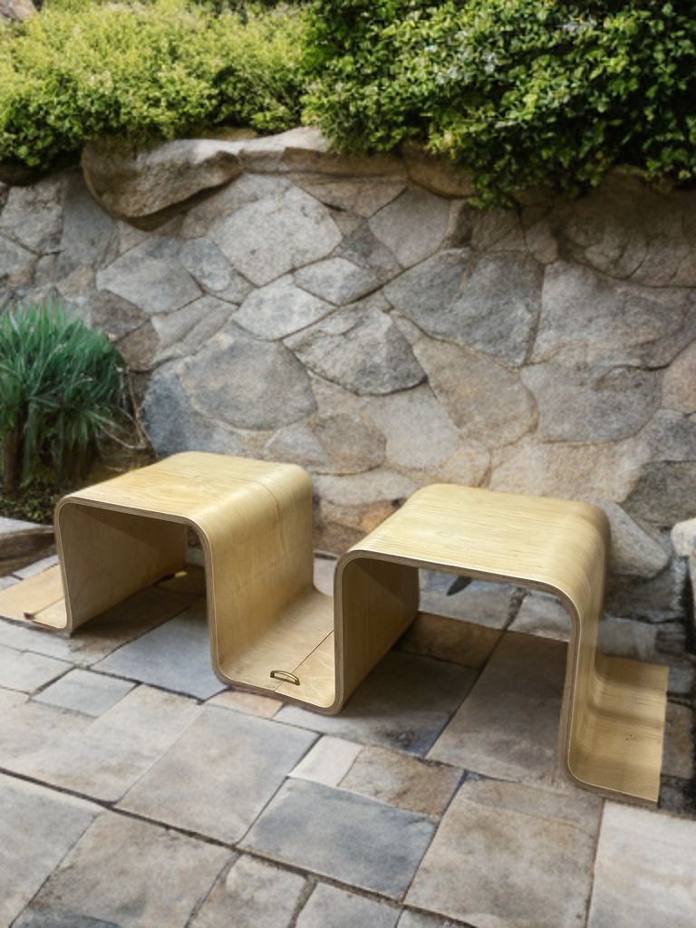 Doğal Ahşap Deri Bench - Soho 562