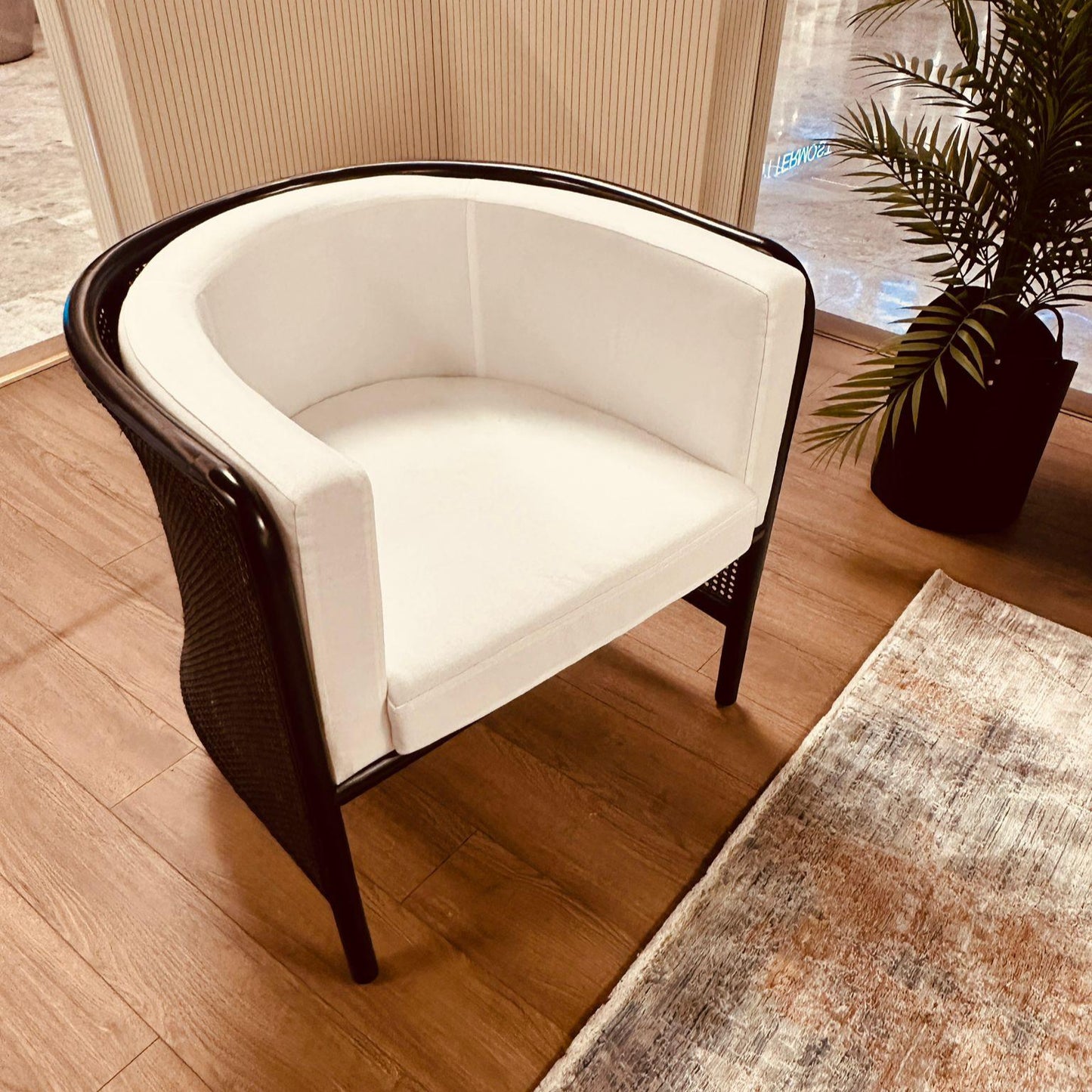 Doğal Hazeranlı Ahşap Berjer - Soho 299