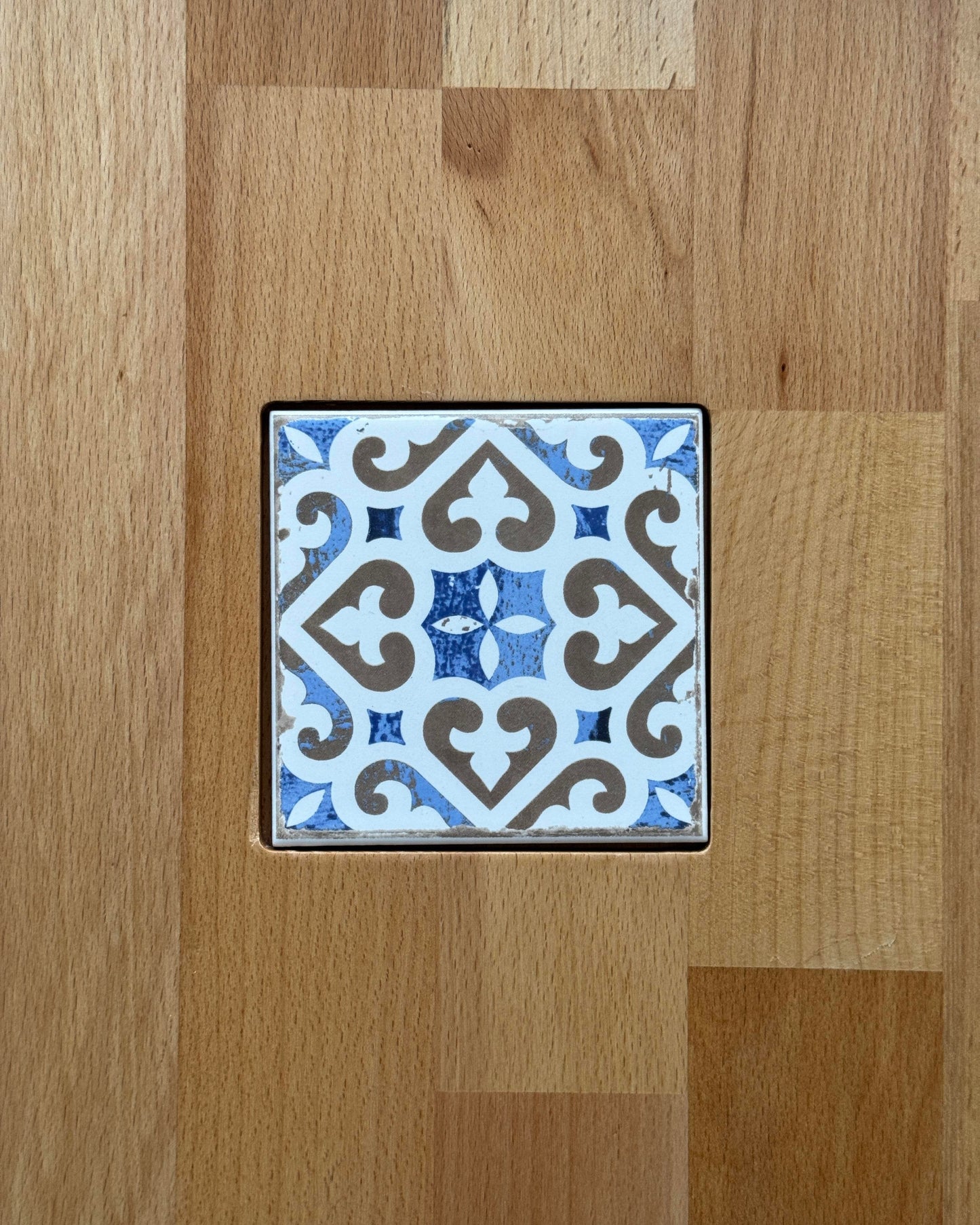 Doğal Ahşap Yan Sehpa-Tabure - Soho 515