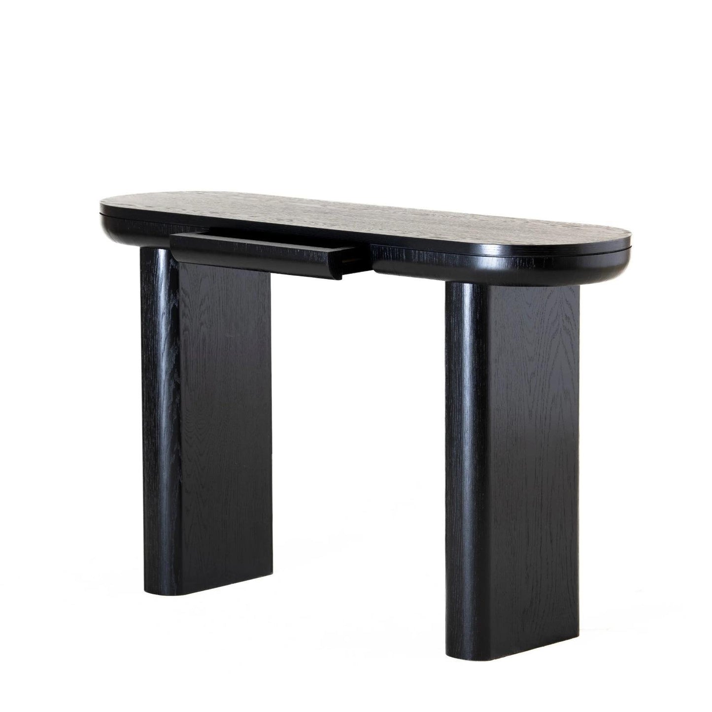 Siyah Doğal Ahşap Çalışma Masası - Soho 363