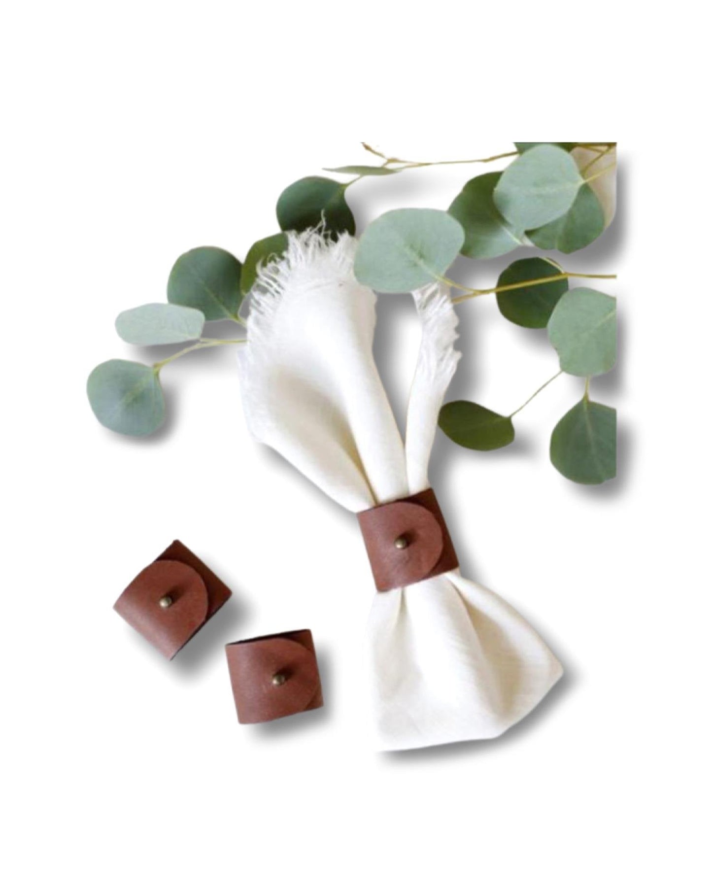 Gerçek Deri 6'lı Peçete Halkası - Soho 130