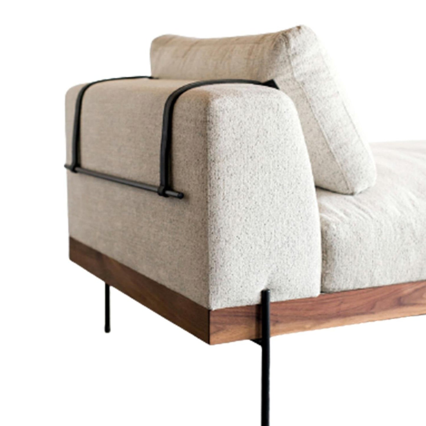 Doğal Ahşap - Keten Daybed- Soho 302