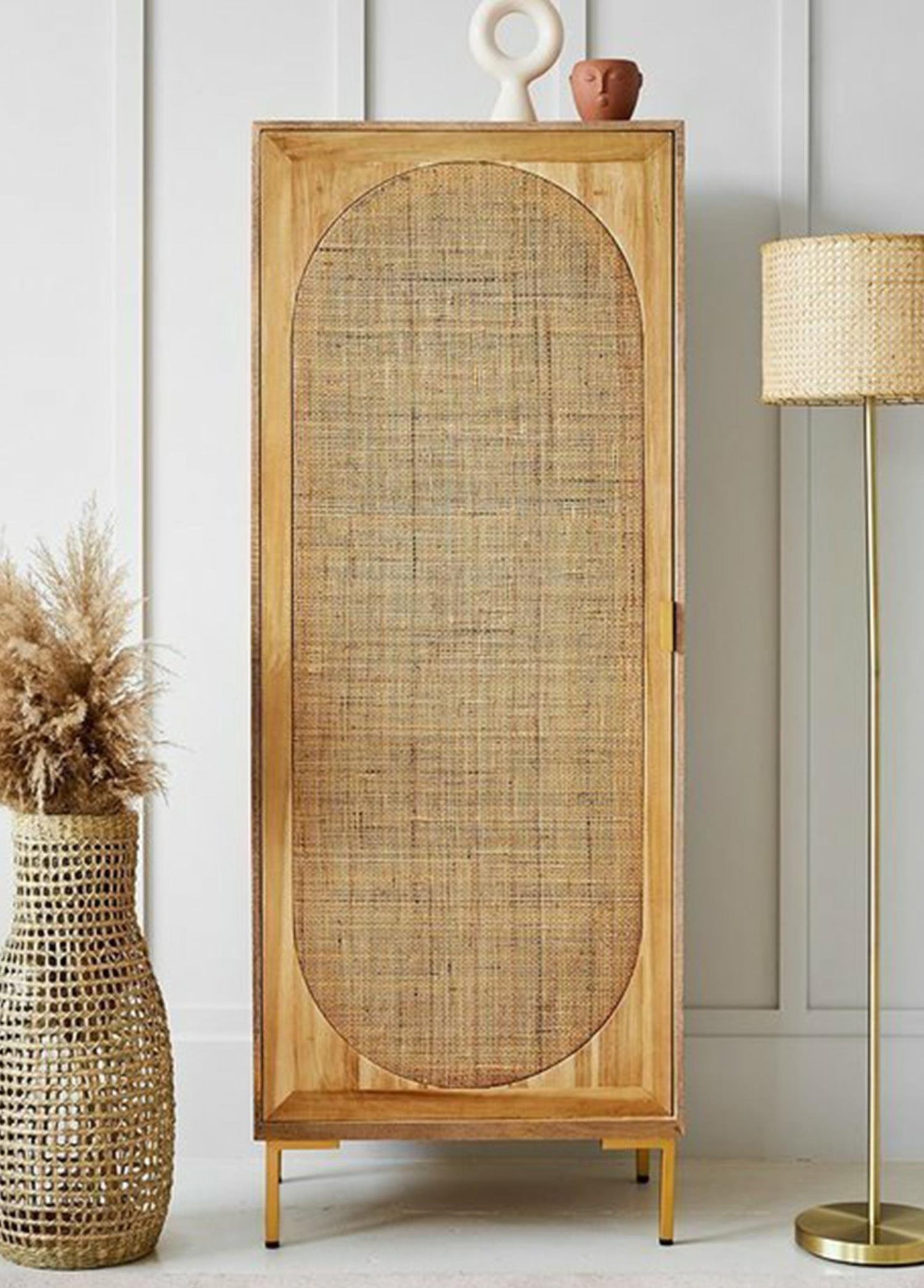 Doğal Ahşap Hazeran Dolap - Soho 202