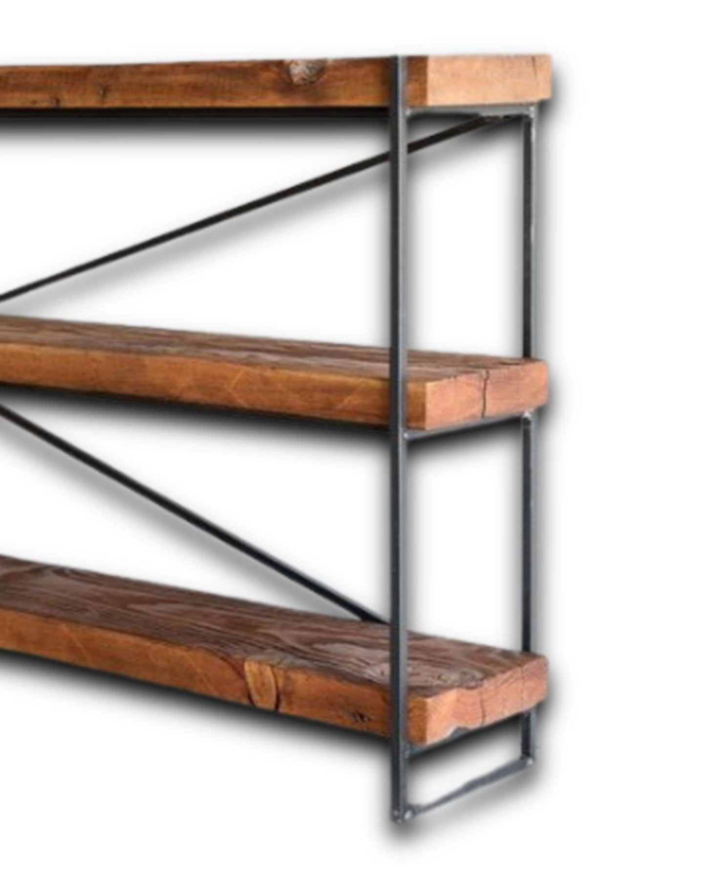 Doğal Ahşap Metal Konsol - Soho 239