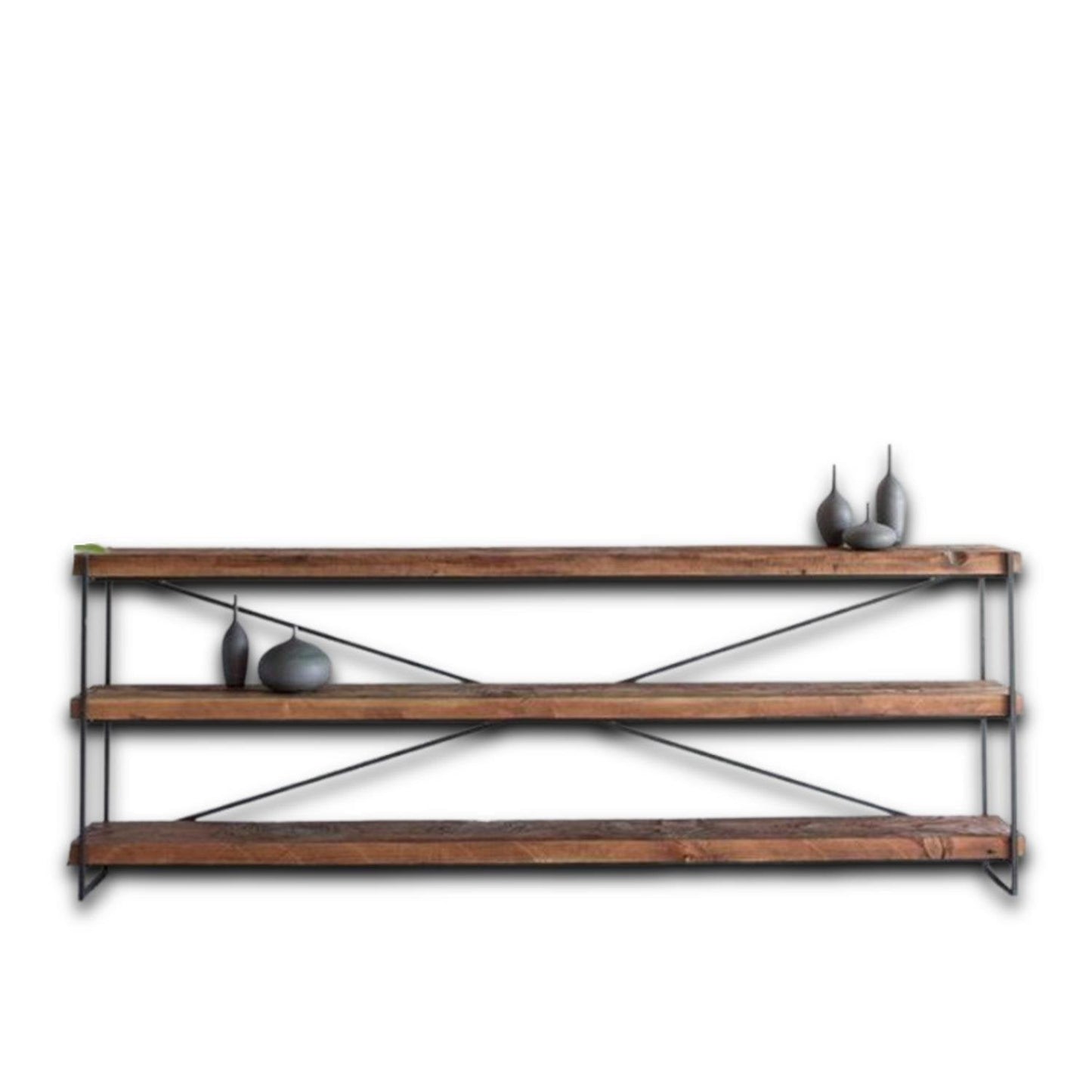 Doğal Ahşap Metal Konsol - Soho 239