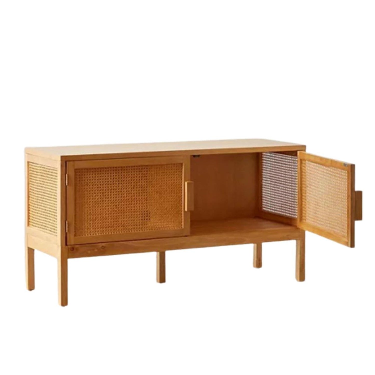 Doğal Ahşap / Rattan Konsol - Soho 258