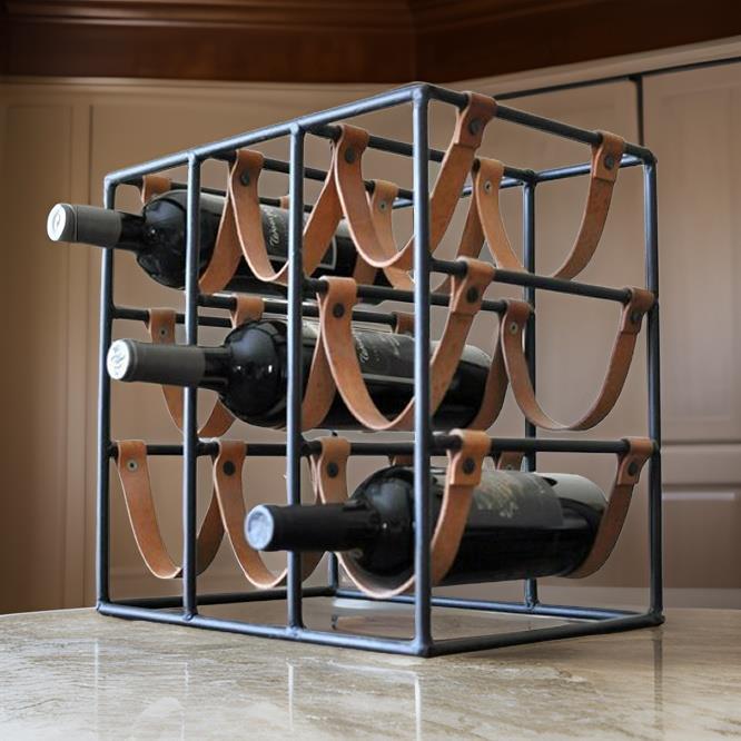 Gerçek Deri Detaylı Şaraplık - Soho 115