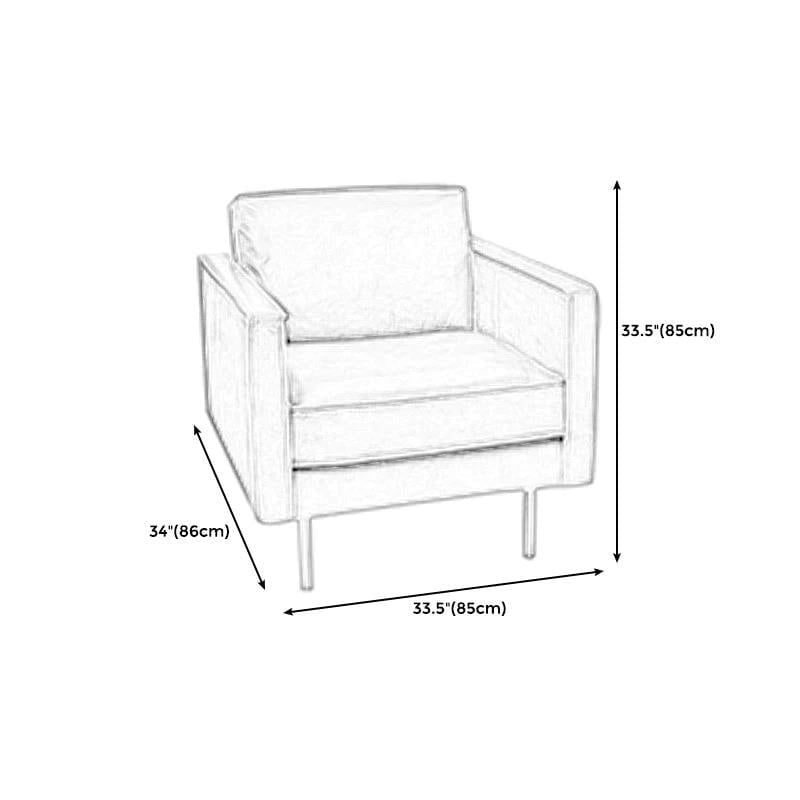 Gerçek Deri Kahverengi Tekli Koltuk - Soho 444