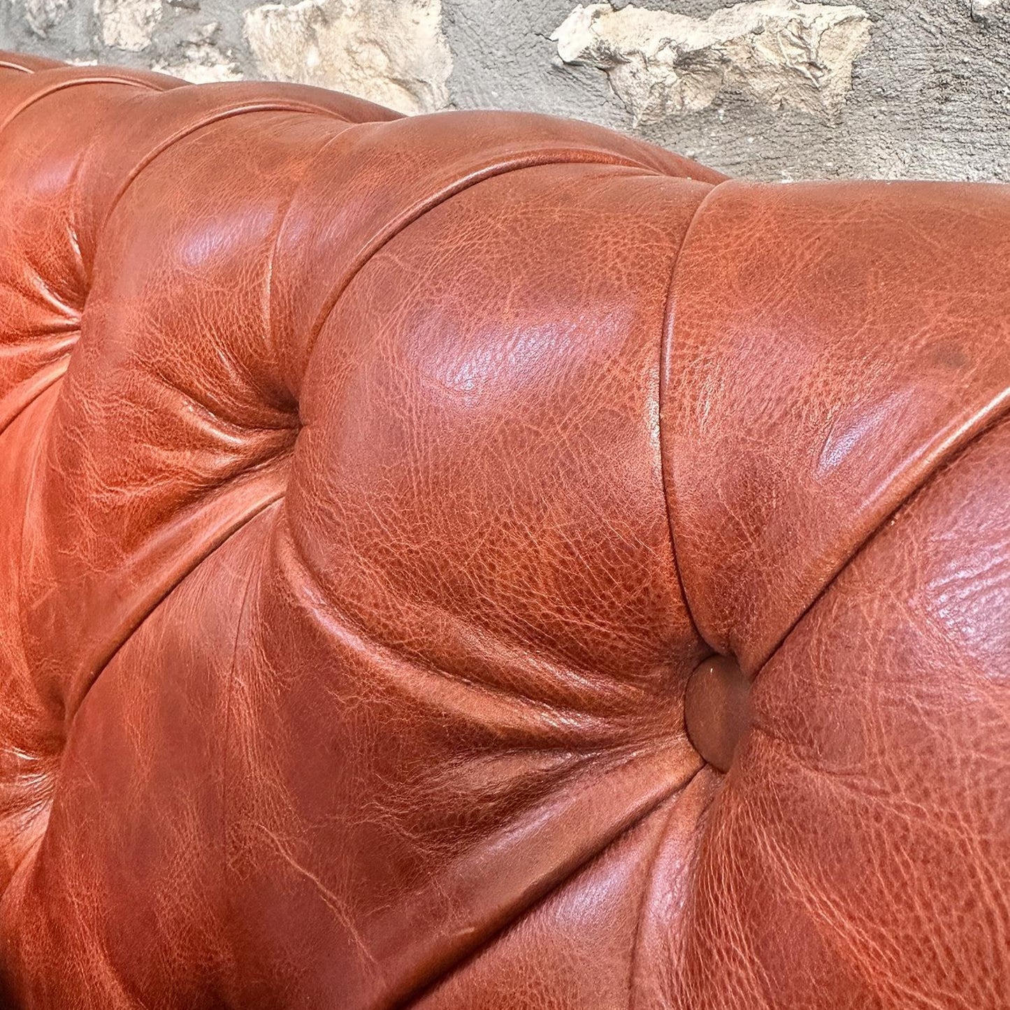 Gerçek Deri Chester 3'lü Koltuk - Soho 419