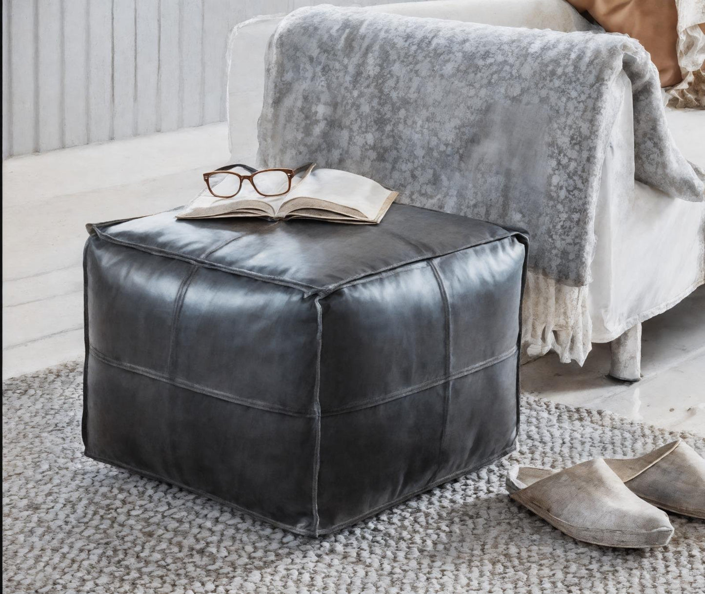 Gerçek Deri Puf - Soho 440