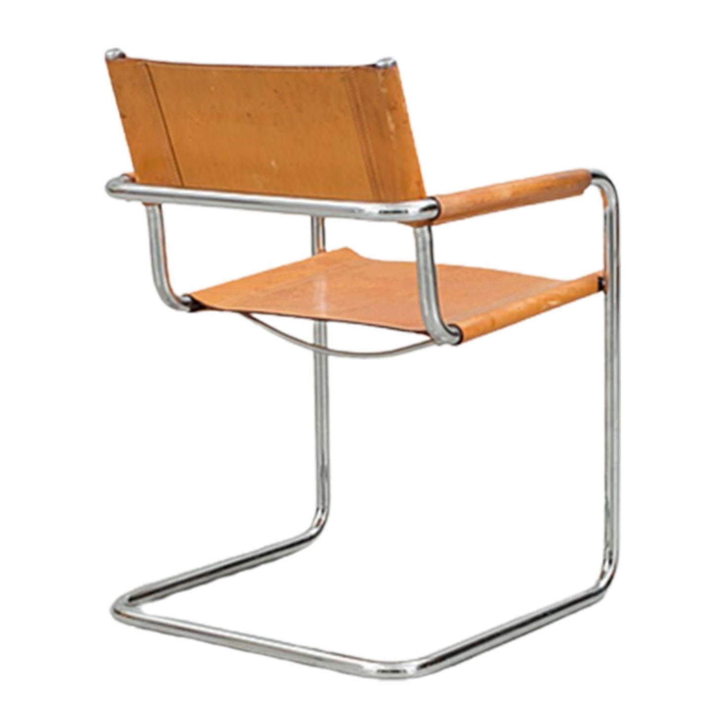 Gerçek Deri Krom Sandalye - Soho 217