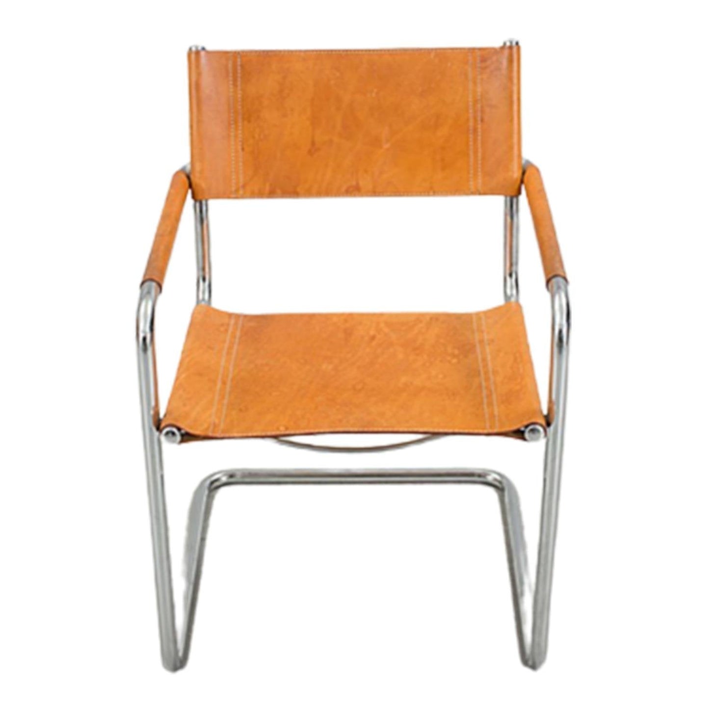 Gerçek Deri Krom Sandalye - Soho 217