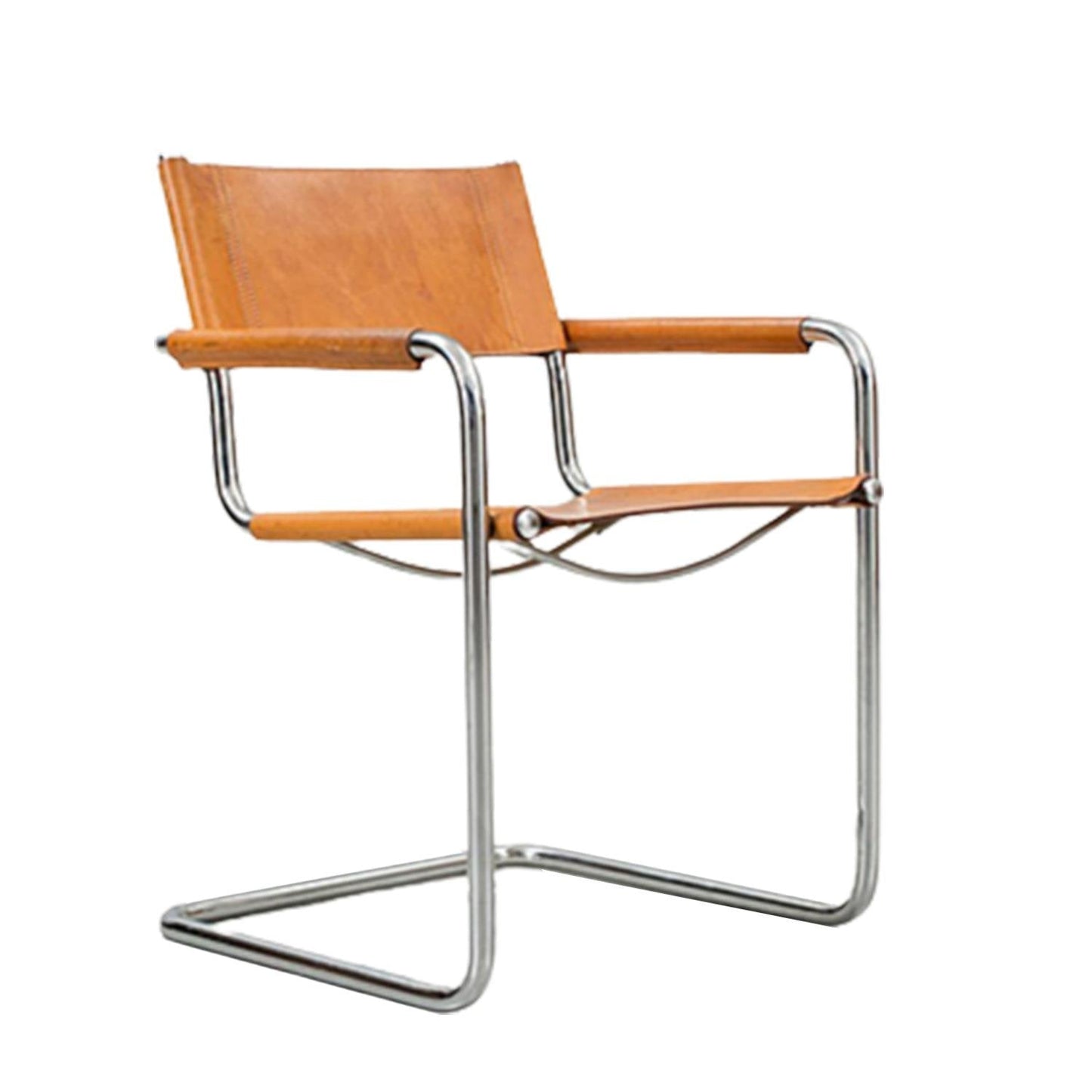 Gerçek Deri Krom Sandalye - Soho 217