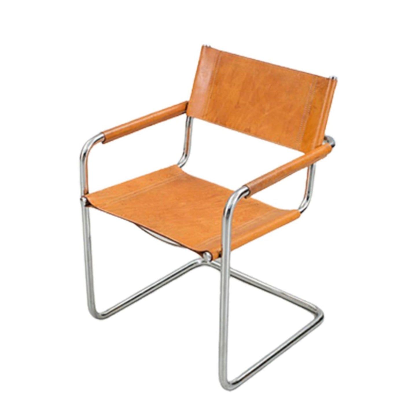 Gerçek Deri Krom Sandalye - Soho 217