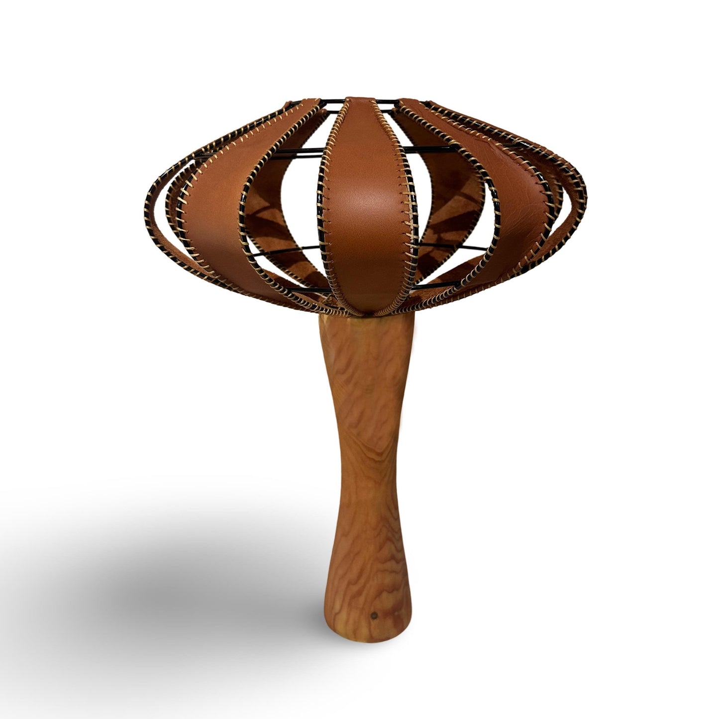 Gerçek Deri Tasarım Abajur - Soho 456