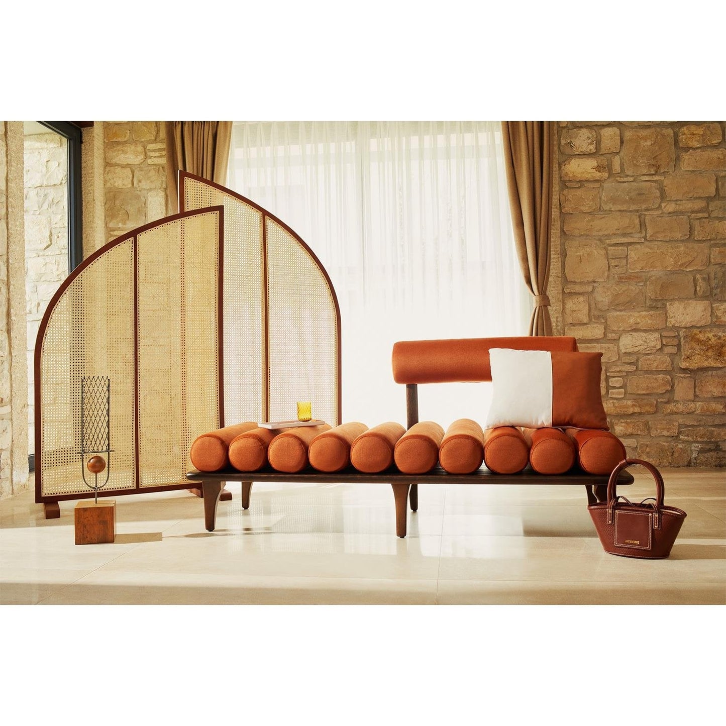 Tasarım Kadife Kumaş Daybed - Soho 379