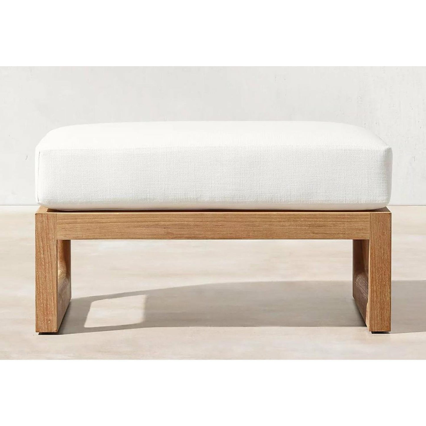 Doğal Ahşap Keten Puf - Soho 256