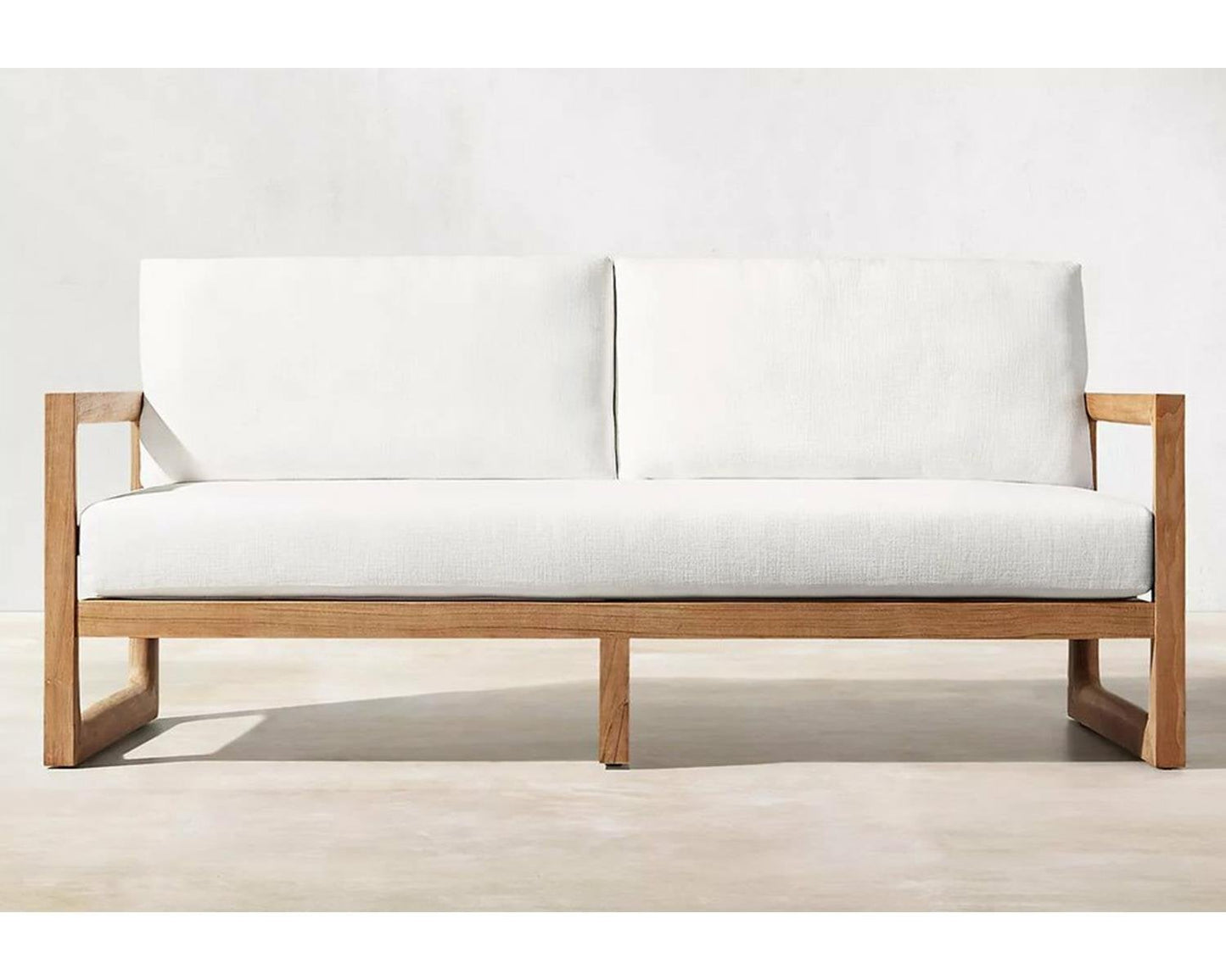 Doğal Ahşap İkili Koltuk - Soho 255