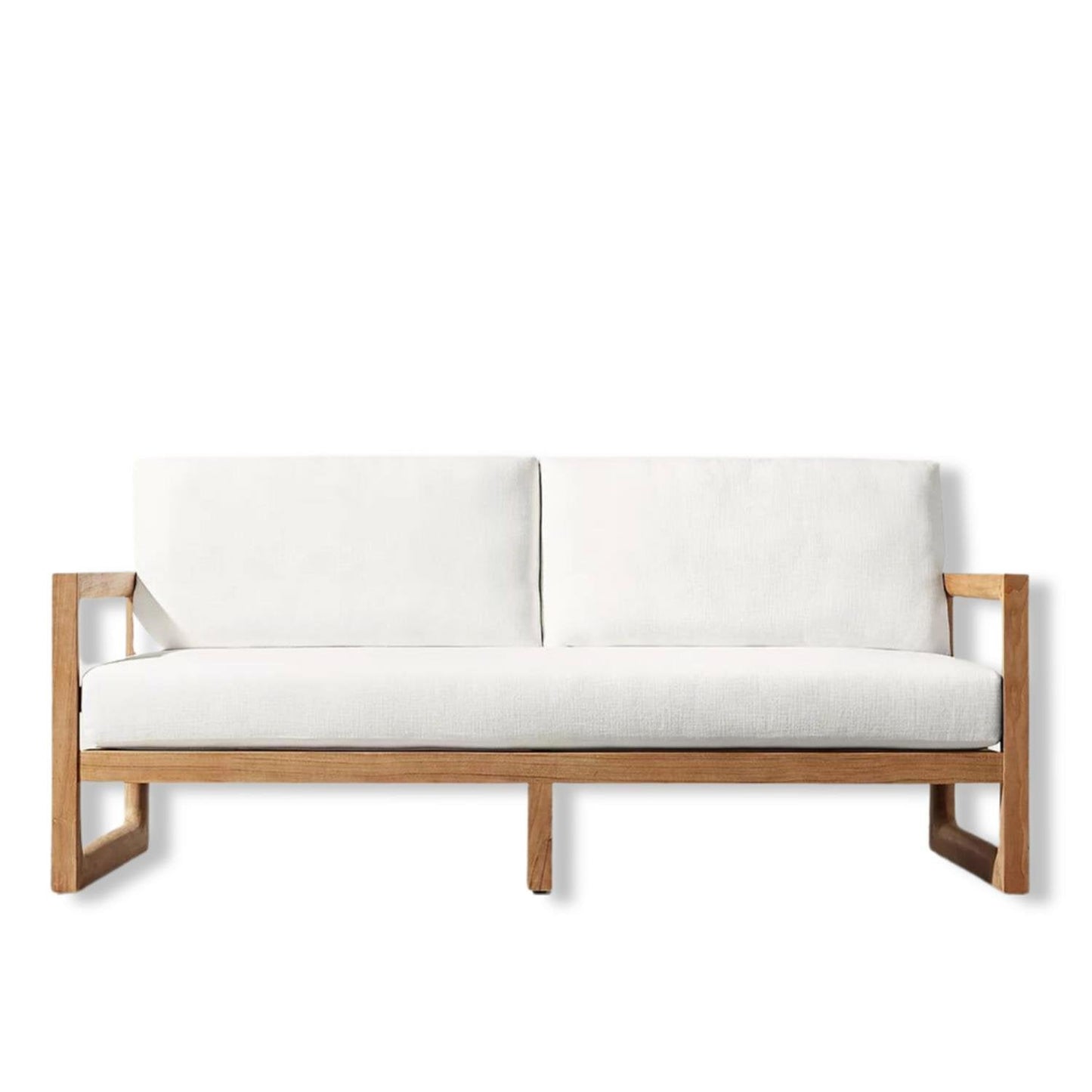 Doğal Ahşap İkili Koltuk - Soho 255